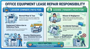 Read more about the article Office Equipment Lease Repair Responsibility: Who Pays for What and Why It Matters